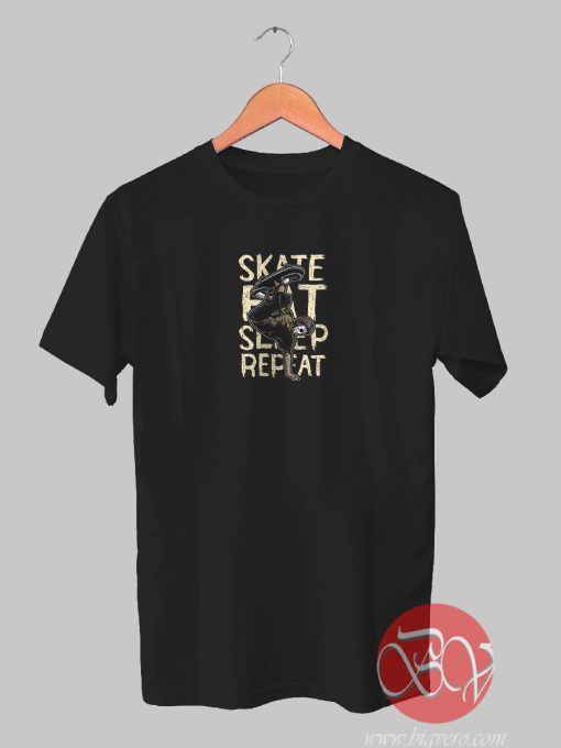 Skate Eat Sleep Repeat Tshirt