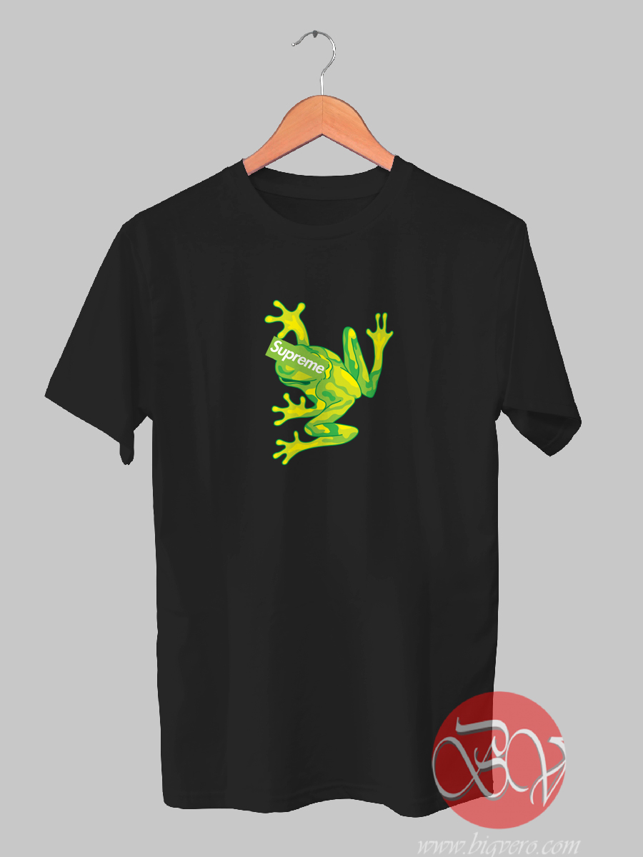 supreme frog turtle shirt