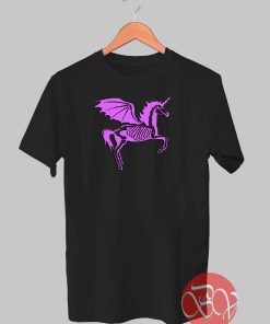 Unicorn Lovers Goth Skeleton Things T-shirt