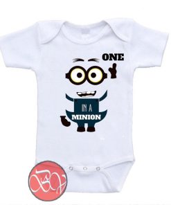 One In A Minion Funny Baby Onesie
