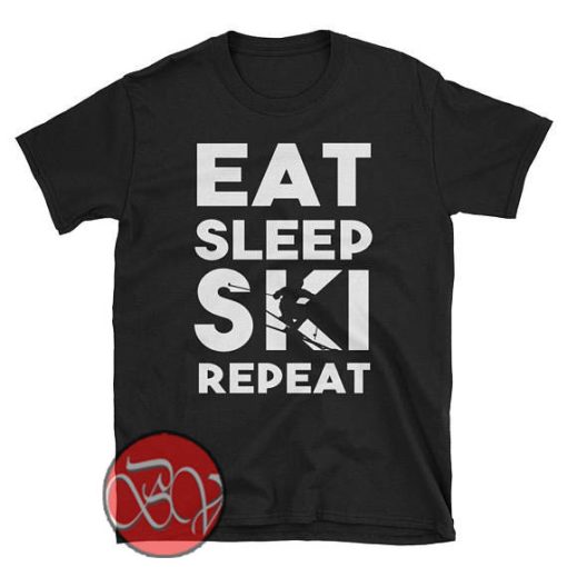 Eat Sleep Ski Repeat T-Shirt