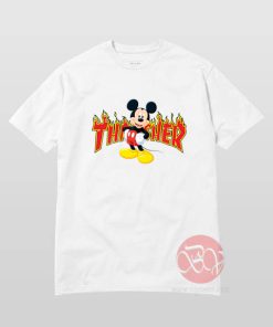 Mickey Mouse X Thrasher Parody T-Shirt