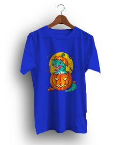 Scary Monster Dinosaur Pumpkin Halloween T-Shirt