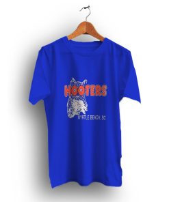 Authentic Look Blue Hooters Myrtle Beach T-Shirt