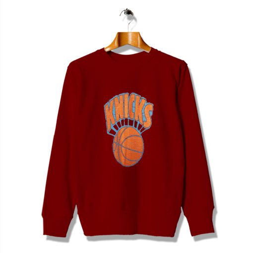 Fitted Retro Knicks Basket Ball Vintage Sweatshirt