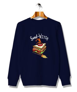 Sand Witch Foodie Funny Halloween Sweatshirt
