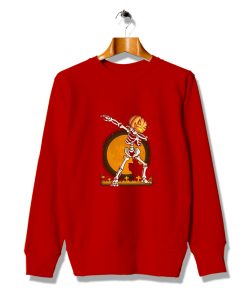 Skelengton Dabbing Cheap Halloween Sweatshirt