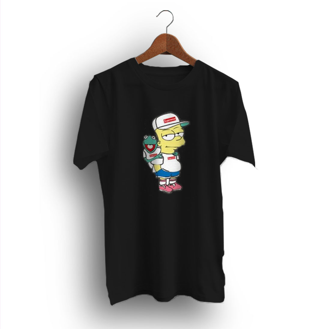 Cheap Supreme Bart Simpson Shirt, Black Supreme T Shirt Women Men -  Allsoymade