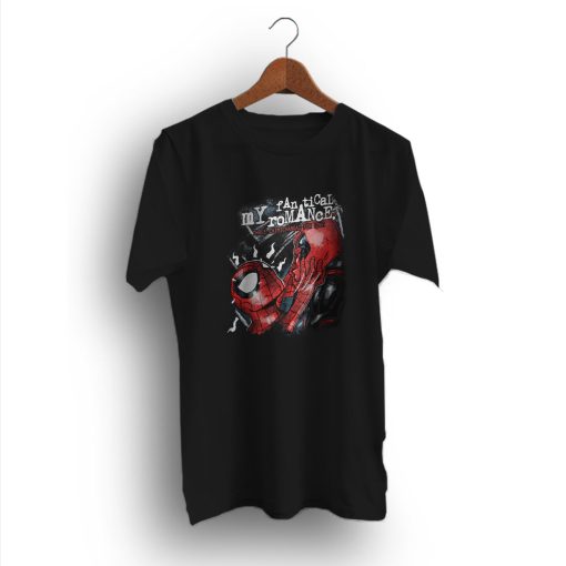 Three Chiming Spiderman Deadpool My Chemical Romance T-Shirt