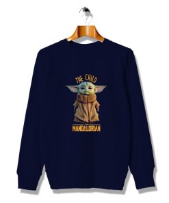 Animated Baby Yoda Mandalorian Sweatshirt