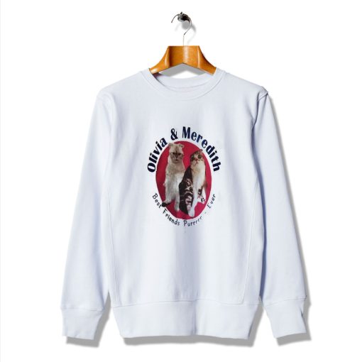 Cool Ideas Cat Lover Best Friend Vintage Sweatshirt
