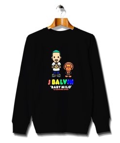 Inspired Headliner J Balvin And Baby Milo Sweatshirt