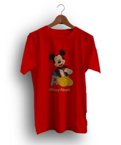 Quickly Buy Mickey Mouse Red Vintage T-Shirt