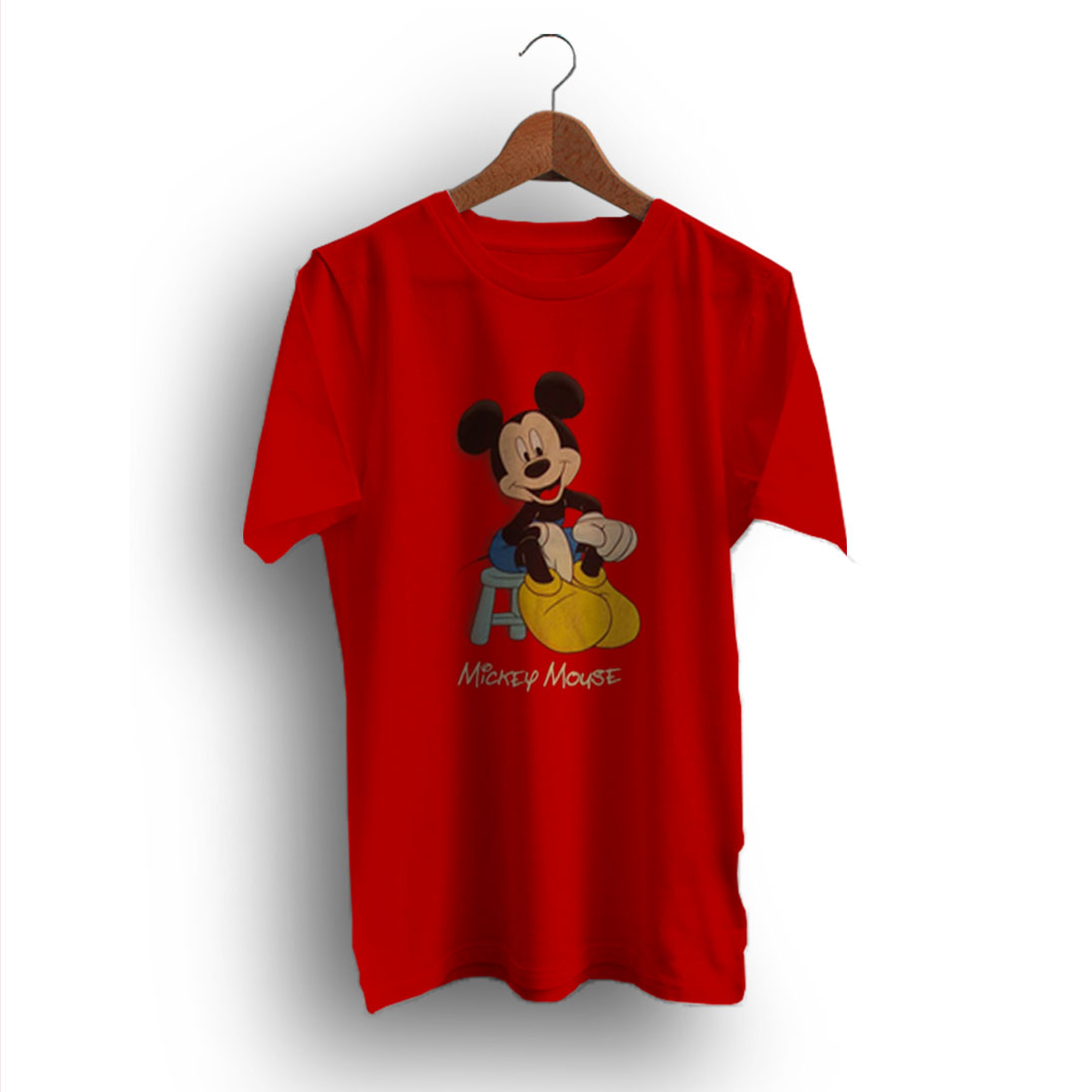 red mickey shirt
