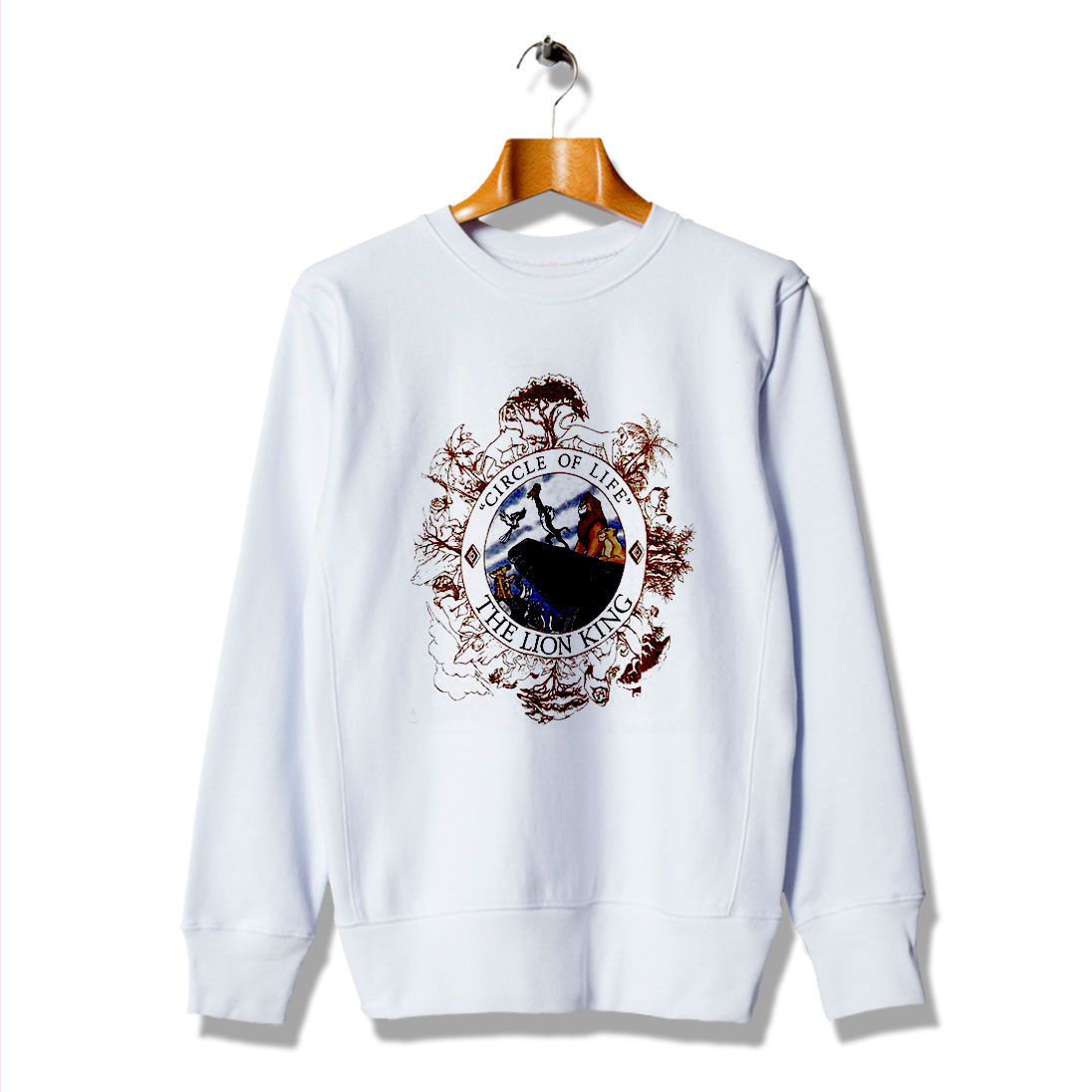 The Animated Circle Of Life Lion King Vintage Sweatshirt - Bigvero.com