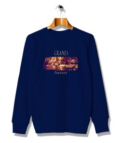 Vintage Cranes Forever Graphic About Sweatshirt