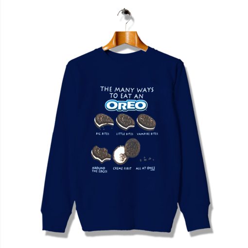 Crips Oreo Cookies Snack Icon Vintage Sweatshirt