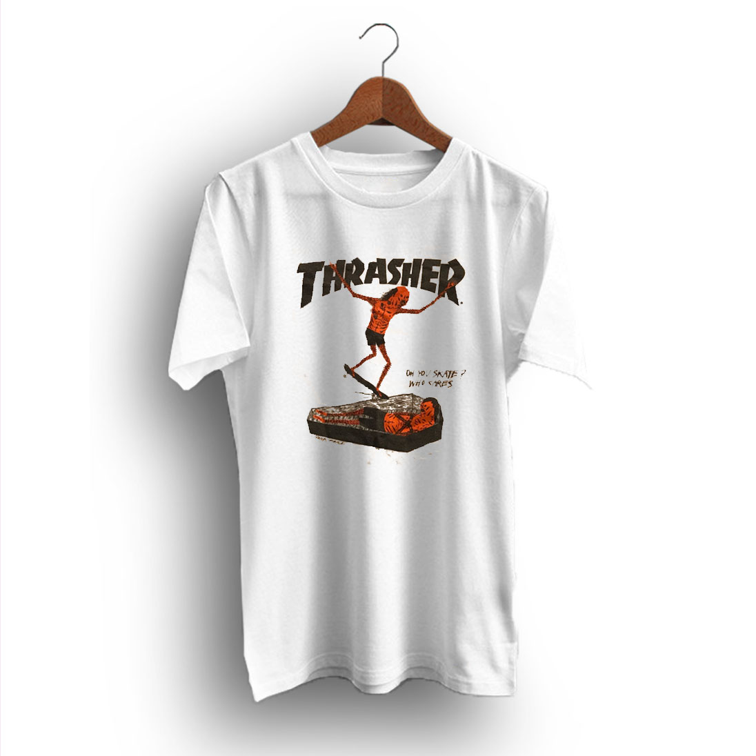 Thrasher demon on sale shirt