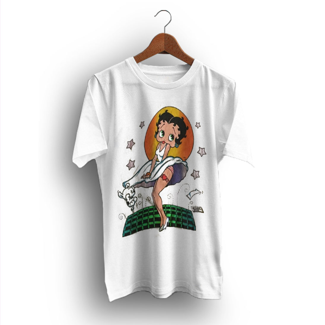Parody Marilyn Monroe Betty Boop Vintage T-Shirt - Design Bigvero