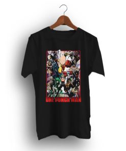 Japanese Superhero Cast of Characters One Punch Man T-Shirt