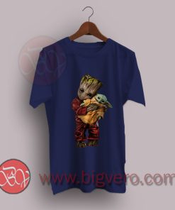 Adopt Baby Groot Holding Yoda The Child T-Shirt