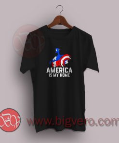 Captain-America-is-my-home-T-Shirt