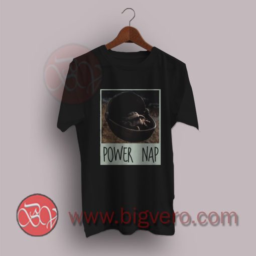 Mandalorian Power Nap Child Baby Yoda T-Shirt