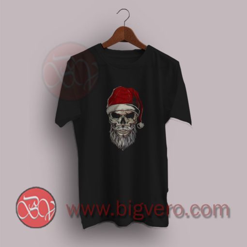 Santa-Skull-For-Christmas-T-Shirt