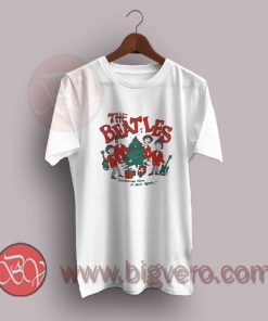 The Beatles Christmas Funny Cartoon T-Shirt
