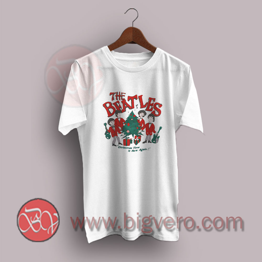 The Beatles Christmas Funny Cartoon T-Shirt - Unique Fashion The Beatles Christmas Funny Cartoon T-Shirt - Unique Fashion