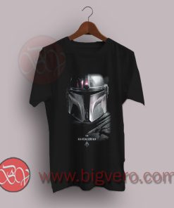 Star Wars The Mandalorian Dark Portrait T-Shirt