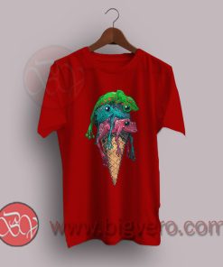 Frog Funny Ice Cream Trip T-Shirt