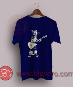 Cat Playing Guitar T-Shirt