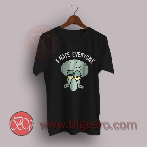 Squidward-I-Hate-Everyone-T-Shirt