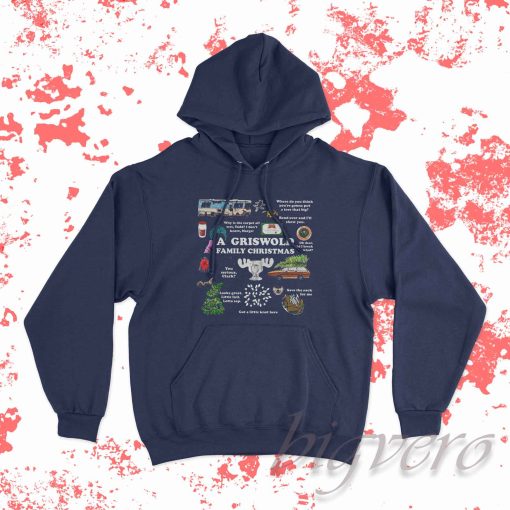 Griswold Family Christmas Hoodie Navy