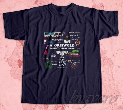 Griswold Family Christmas T-Shirt Navy