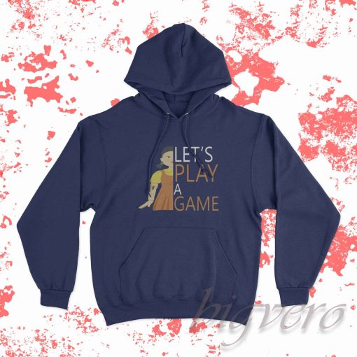 Lets Play A Game Hoodie Navy