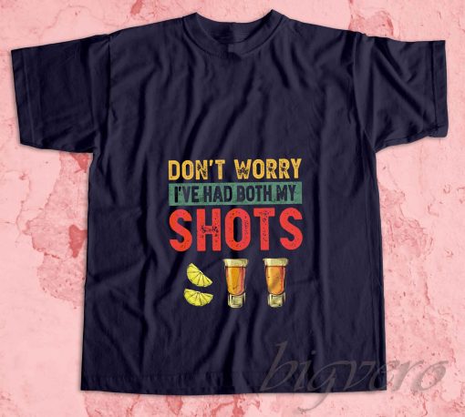 My Shots Tequila Vintage T-Shirt Navy