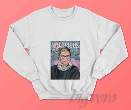 Notorious Ruth Bader Ginsburg Sweatshirt White