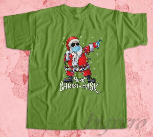 Santa Merry Quarantine T-Shirt Green