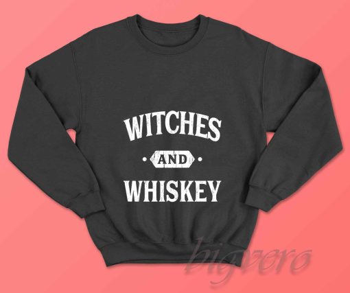 Witches Whiskey Sweatshirt Black