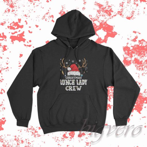 Christmas Lunch Lady Crew Hoodie