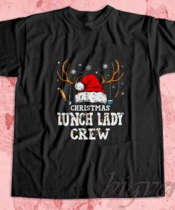 Christmas Lunch Lady Crew T-Shirt