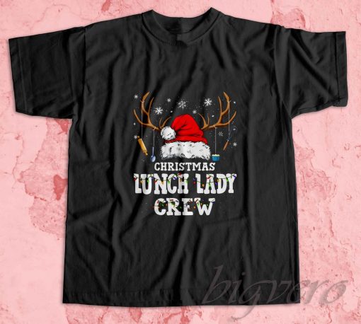 Christmas Lunch Lady Crew T-Shirt