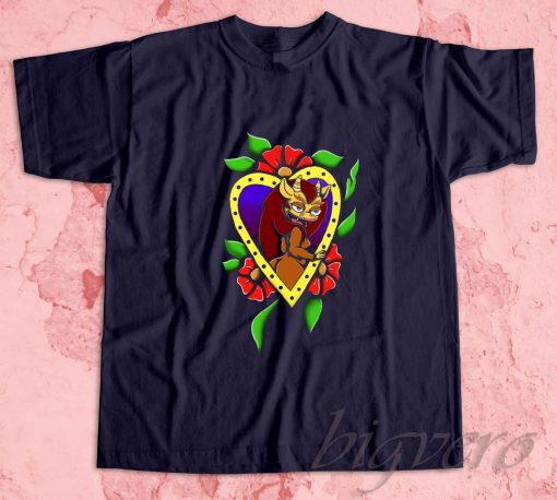 Connie The Hormone Monstress T-Shirt Navy