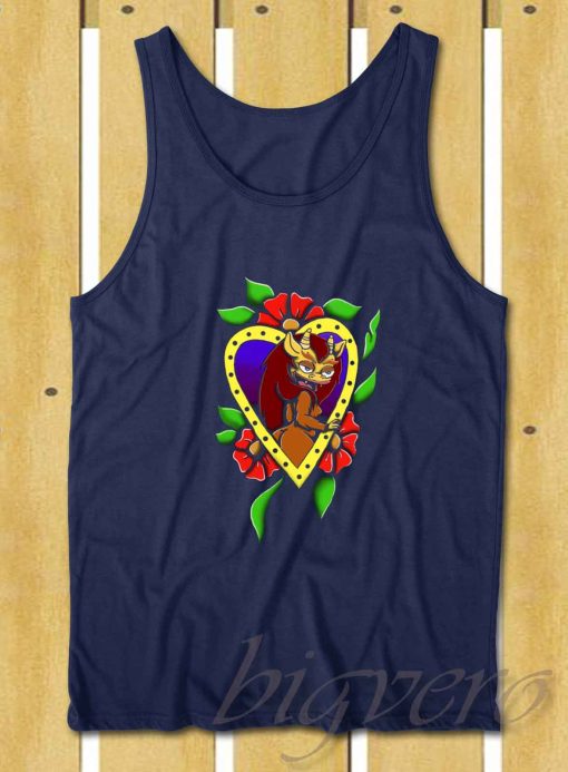 Connie The Hormone Monstress Tank Top Navy