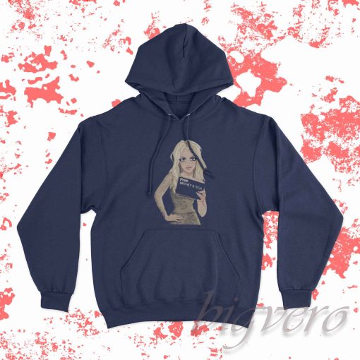 Free Britney Hoodie Navy