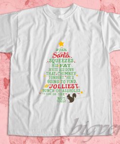 Jolliest Bunch of Assholes Christmas T-Shirt