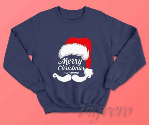 Merry Christmas Everyone Sweatshirt Navy