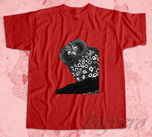 Owl T-Shirt Red